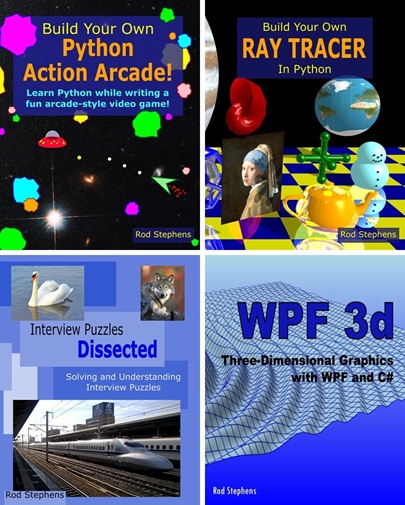 [I'm giving away free copies of these books]