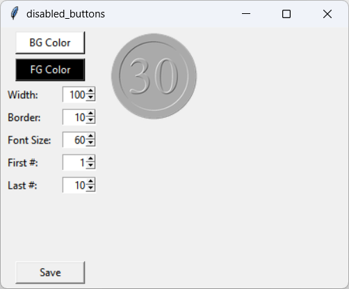 [This program makes disabled button images in Python]