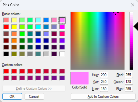 [The colorchooser dialog lets you select a color]