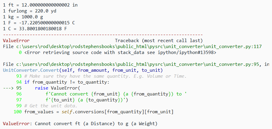 [Converting between units like pounds to grams or furlongs to yards in Python]