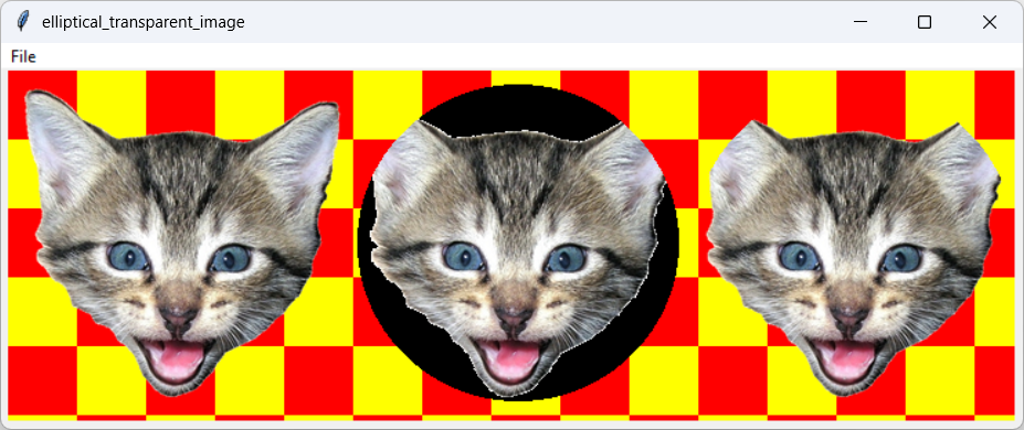 [Making an elliptical image from one that already has transparent areas in Pythony]