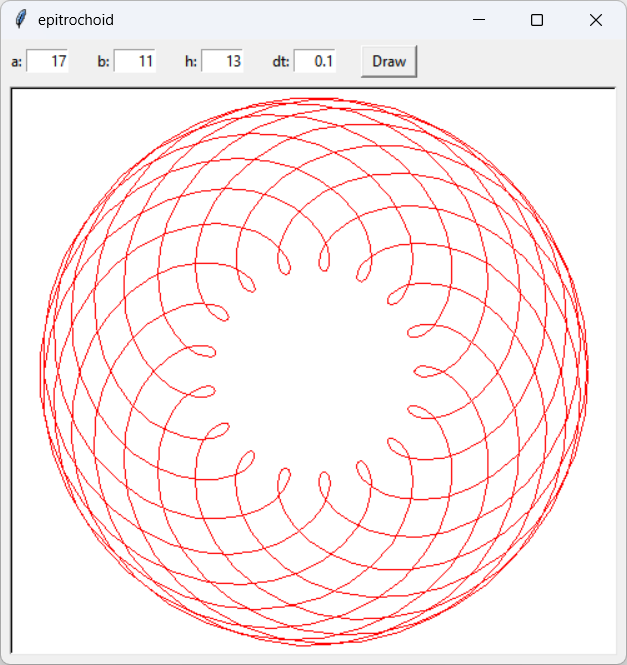 [An epitrochoid drawn in Python]