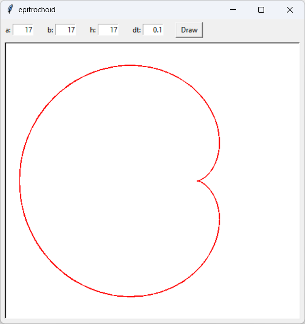 [A cardioid drawn in Python]
