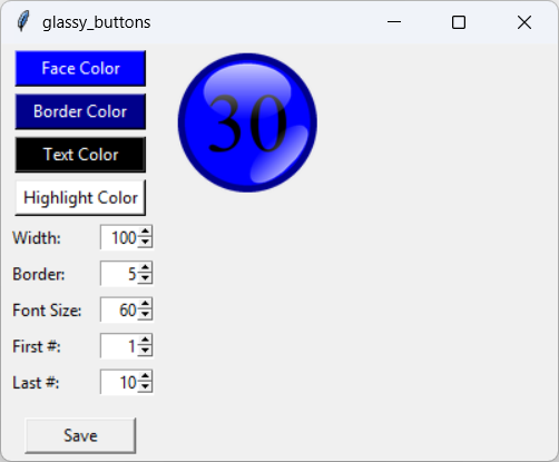 [This example lets you make glassy button images in Python]