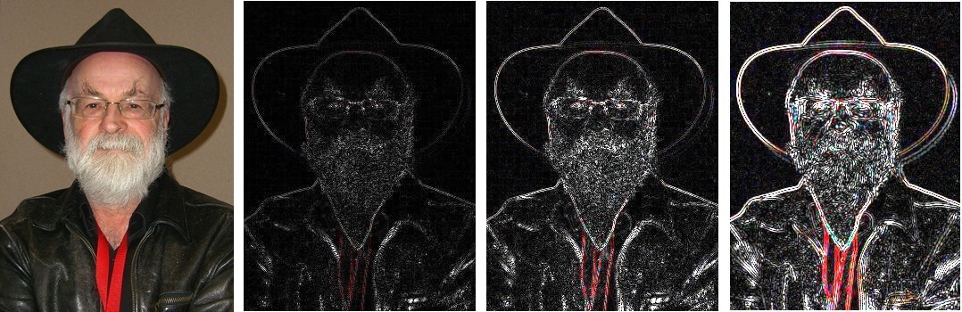 [Taking the absolute values of the results makes edges thicker]