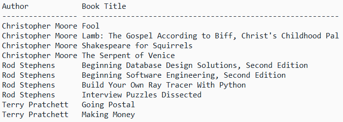 [Joining author and book data]