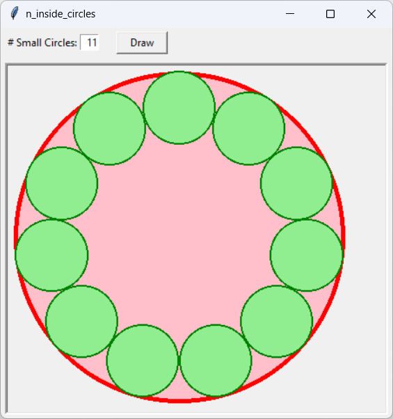 [11 circles inside a larger circle]