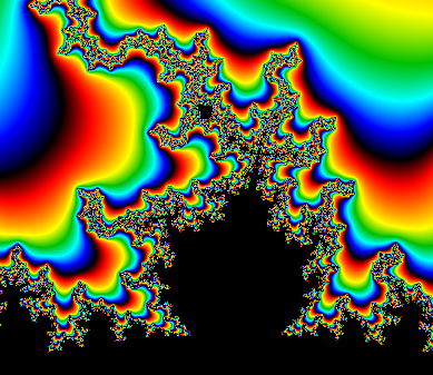 A escape time polynomial fractal