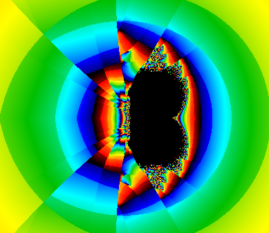A escape time polynomial fractal