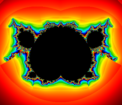 A escape time polynomial fractal