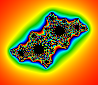 A escape time polynomial fractal