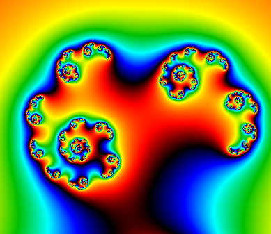 A escape time polynomial fractal