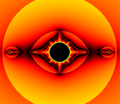 A escape time polynomial fractal